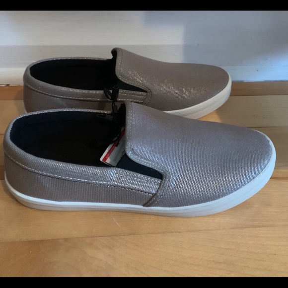 ZARA GREY GLITTER SHOE - Picture 1 of 5